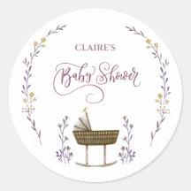 Festejo de Baby Shower de Flores Silvestres y Glob
