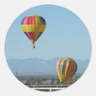 Pegatina Redonda Festival de globos Alamogordo Nuevo México