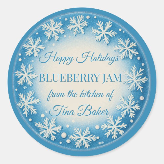 Pegatina Redonda Festividad de las etiquetas Personalizados persona (Anverso)