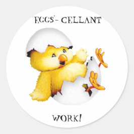 Pegatina Redonda Festividad educativa