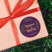 Festividad Foliage Warm Wiers Purple Holiday