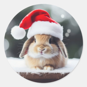 Pegatina Redonda Festividades de navidades