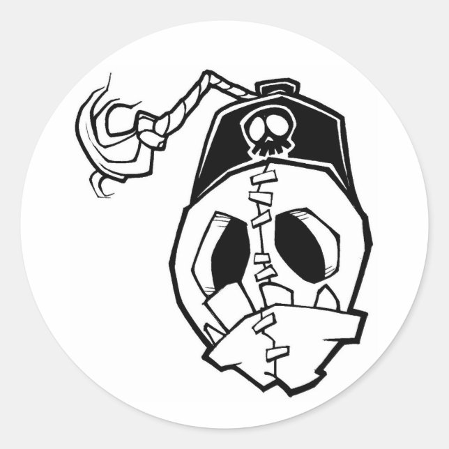 Pegatina Redonda fez (Anverso)