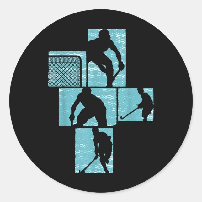 Pegatina Redonda Field Hockey Accessories Field Hockey Sticks Grip  (Anverso)