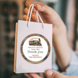 Pegatina Redonda Fiesta Chugga Chugga Chugga Dos