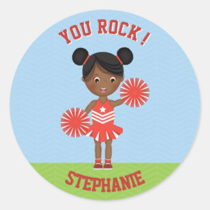 Pegatina Redonda Fiesta de animadores