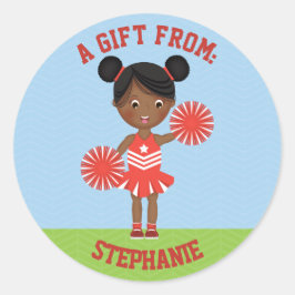 Pegatina Redonda Fiesta de animadores