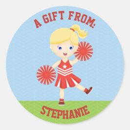 Pegatina Redonda Fiesta de animadores