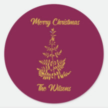 Fiesta de árbol de oro estilizado