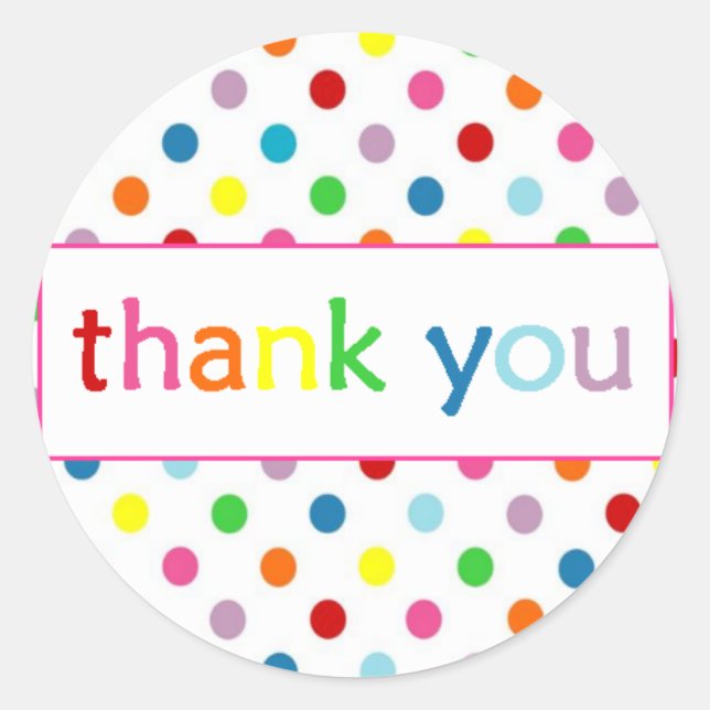 Pegatina Redonda Fiesta de arte de pinturas de arcoiris (Anverso)