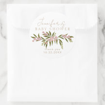 Fiesta de Bebé Elegante Floral Boho Neutral en Gén