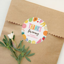 Fiesta de cumpleaños de frutas