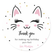 Fiesta de cumpleaños de gatos gatos para Chica ros