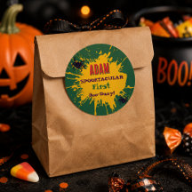 Fiesta de cumpleaños de Halloween para niños Hallo