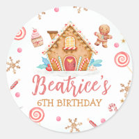 Fiesta de cumpleaños de la casa Gingerbread