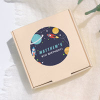 Fiesta de cumpleaños de nave espacial del espacio 