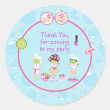 Fiesta de cumpleaños de Pamper, Chicas de Spa