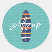 Fiesta de cumpleaños de Surf's Up con tabla de sur
