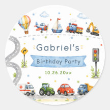 Fiesta de Cumpleaños de Transporte