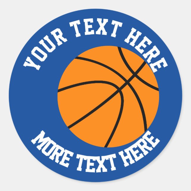 Pegatina Redonda fiesta de cumpleaños de un niño personalizado a fa (Anverso)