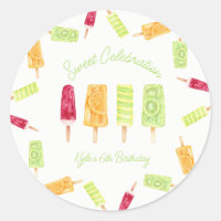 Fiesta de cumpleaños de verano de Popsicle