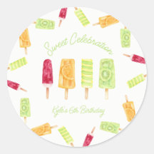 Fiesta de cumpleaños de verano de Popsicle
