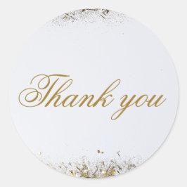 Pegatina Redonda Fiesta de cumpleaños doble conjunta para adultos |