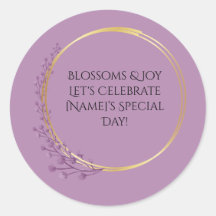 Fiesta de cumpleaños floral de Golden Bloom