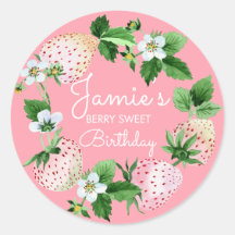 Fiesta de Cumpleaños Número Uno con Fresas en Acua