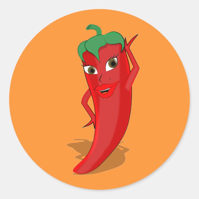 Pegatina Redonda Fiesta de Despedida de Sol (Anverso)