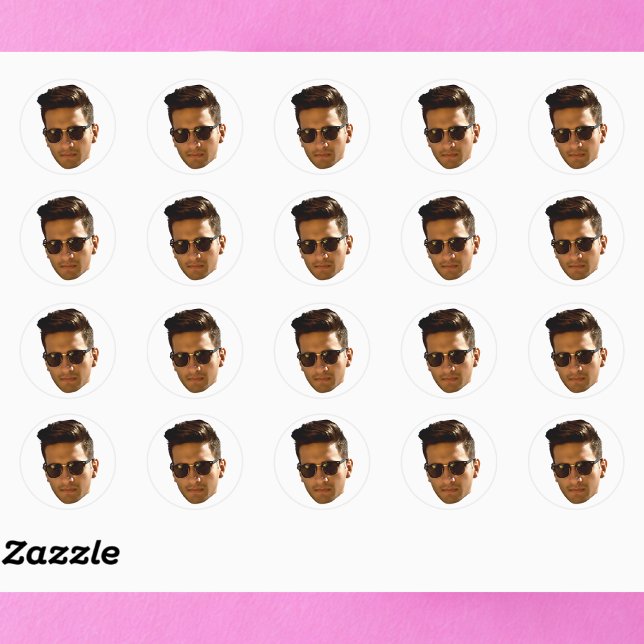 Pegatina Redonda Fiesta de Despedida de Soltera Cumpleaños con Reco (Subido por el creador)