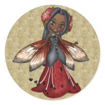 Fiesta de Faerie afroamericano Ladybug
