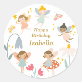 Pegatina Redonda Fiesta de Fe Magica