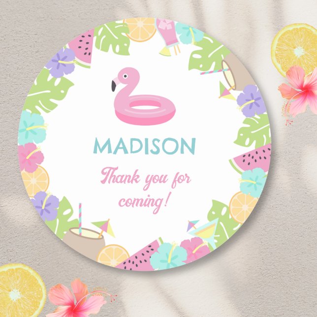 Pegatina Redonda fiesta de grupo de chicas (Subido por el creador)