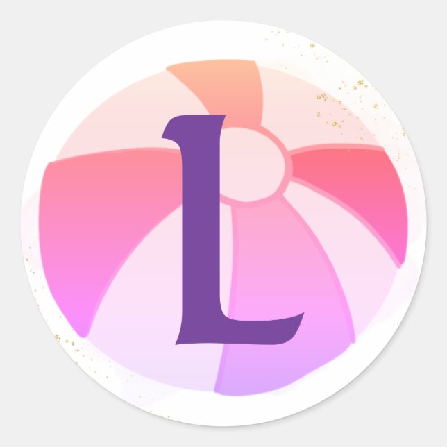 Pegatina Redonda Fiesta de grupo de salpicaduras por nacimiento (Anverso)