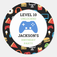Fiesta de videojuego Nivelación Jugador de cumplea