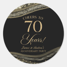 Fiesta del 70º Aniversario de Bodas Elegante Agata