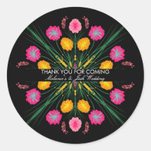 Fiesta Mexicana de Boda Mariposa Floral Dibujada