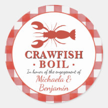 Fiesta Red Picnic Crawfish Boil Seafood Compromiso