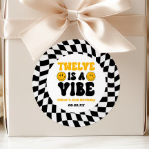Fiesta Retro de Cumpleaños 12 Doce Es Una Vibra