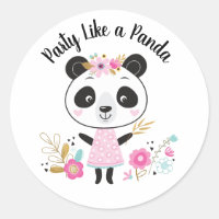 Fiesta rosado como una Panda Girly