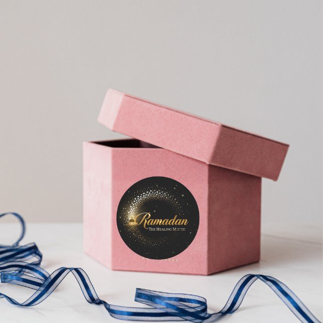 Pegatina Redonda Fiestas de Ramadan MubaraK  (Subido por el creador)