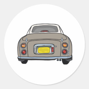 Pegatina Redonda Figaración Topaz Mist Figaro Car Garage Scrapbook