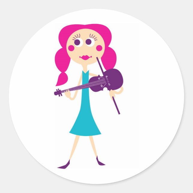 Pegatina Redonda filamento (Anverso)