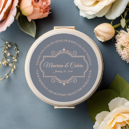 Pegatina Redonda Filigree ruso, Boda