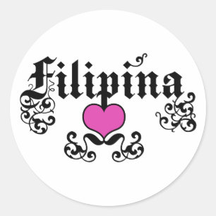 Pegatina Redonda Filipina