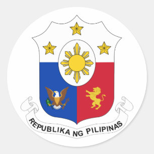 Pegatina Redonda Filipinas