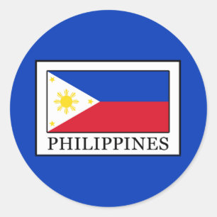 Pegatina Redonda Filipinas