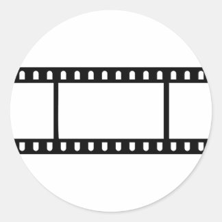 Pegatina Redonda Film Flick