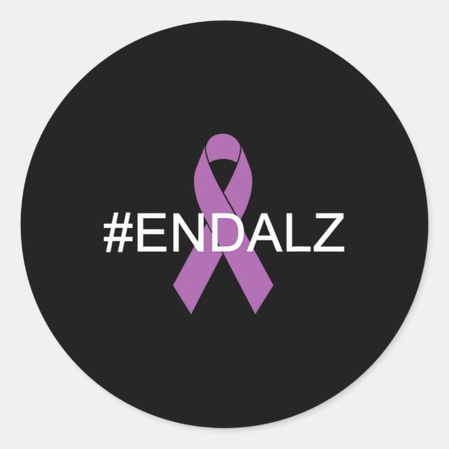 Pegatina Redonda Fin de Heimer. (Anverso)